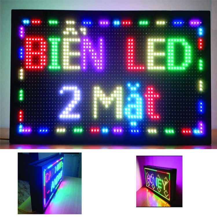 led ma tran 3 mau lam bien vay