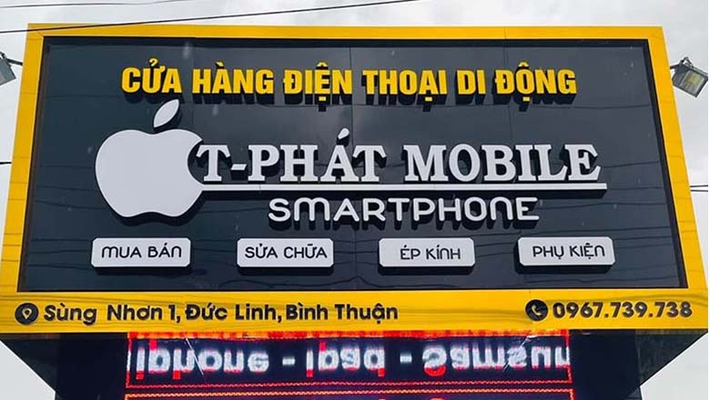 thiết kế bảng hiệu cửa hàng