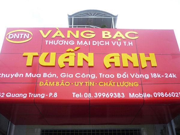 thiết kế biển hiệu trang phát